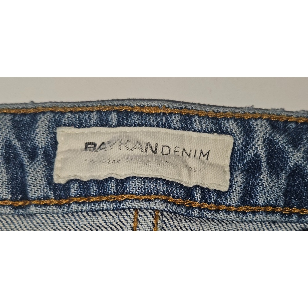 Baykan Denim Sample Ribbon Jeans 1 of a Kind Bow Pattern Coquette Y2K Balletcore - Picture 4 of 10